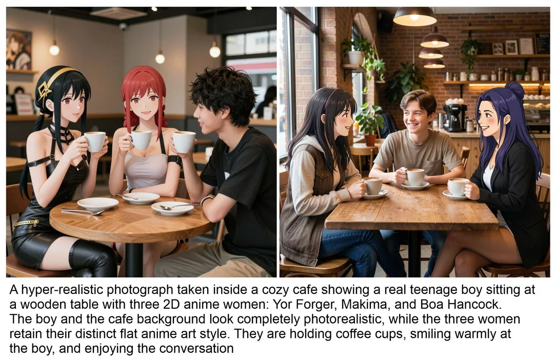 Anime and real life mix