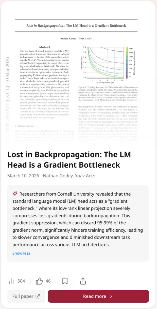 Briefs from Alphaxiv