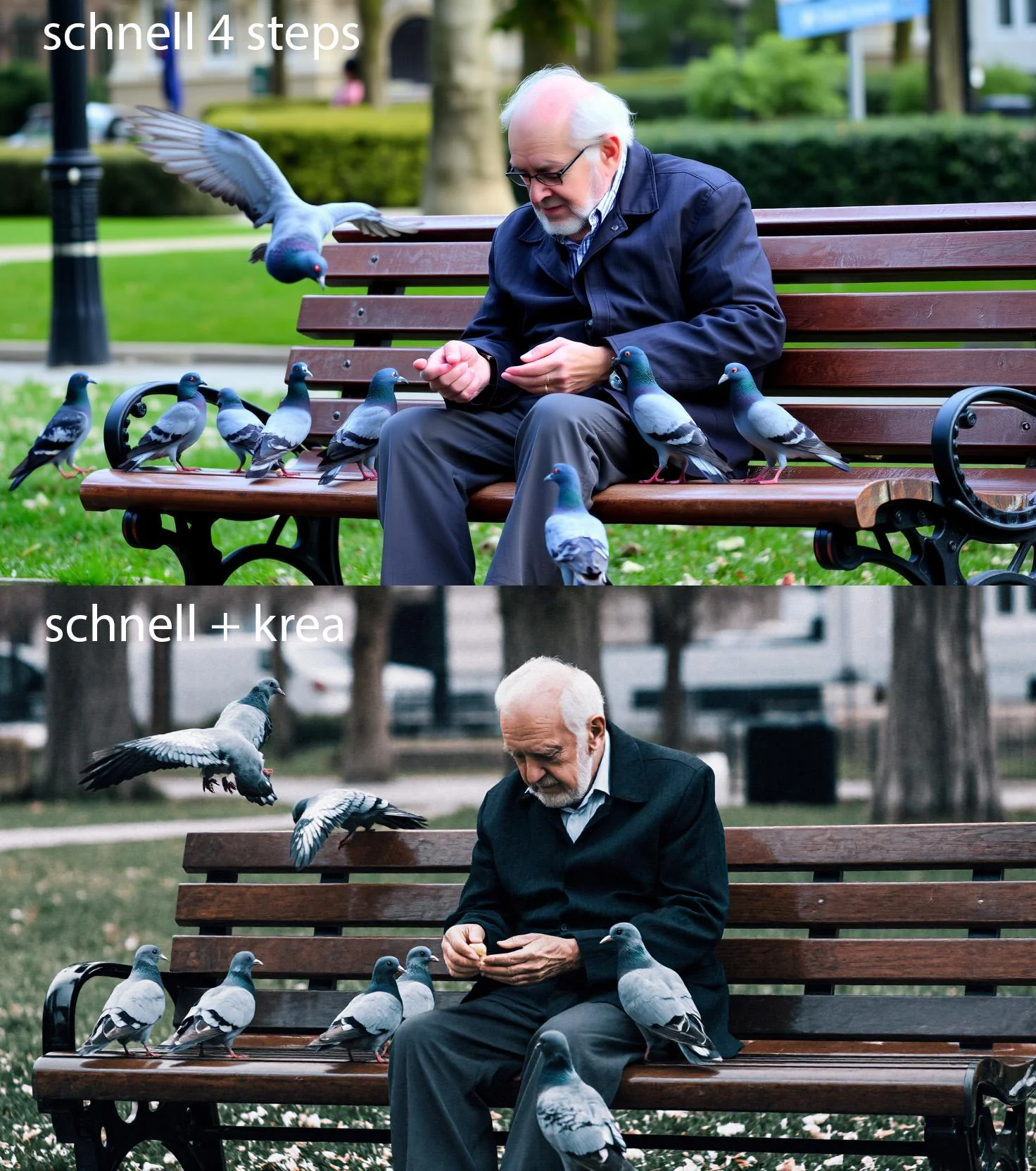 Flux schnell vs krea comarason